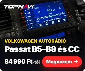 Volkswagen Passat B5–B8 és CC Android autórádió, multimédia fejegység, 84 990 Ft-tól – TOPNAVI
