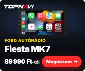 Ford Fiesta MK7 Android autórádió, multimédia fejegység, 89 990 Ft-tól – TOPNAVI