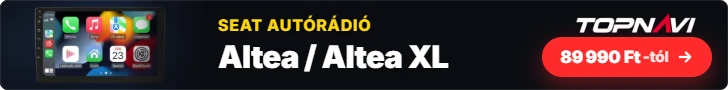 Seat Altea / Altea XL Android autórádió, multimédia fejegység, 89 990 Ft-tól – TOPNAVI