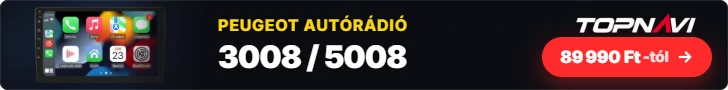 Peugeot 3008 / 5008 Android autórádió, multimédia fejegység, 89 990 Ft-tól – TOPNAVI