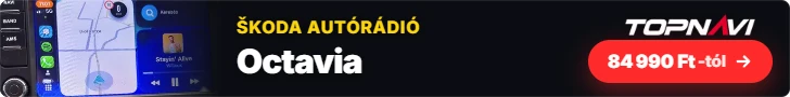 Škoda Octavia Android autórádió, multimédia fejegység, 84 990 Ft-tól – TOPNAVI