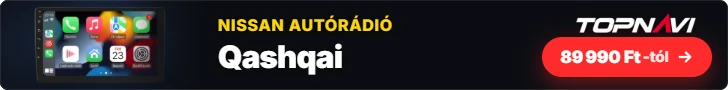 Nissan Qashqai Android autórádió, multimédia fejegység, 89 990 Ft-tól – TOPNAVI