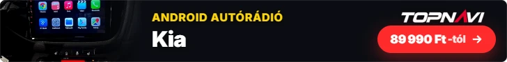Kia Android autórádió, multimédia fejegység CarPlay és Android Auto funkcióval, 89 990 Ft-tól – TOPNAVI