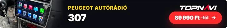 Peugeot 307 Android autórádió, multimédia fejegység, 89 990 Ft-tól – TOPNAVI