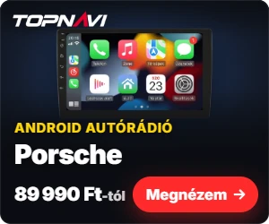 Porsche Android autórádió, multimédia fejegység CarPlay és Android Auto funkcióval, 89 990 Ft-tól – TOPNAVI