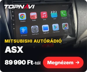 Mitsubishi ASX Android autórádió, multimédia fejegység, 89 990 Ft-tól – TOPNAVI