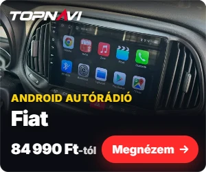 Fiat Android autórádió, multimédia fejegység CarPlay és Android Auto funkcióval, 84 990 Ft-tól – TOPNAVI
