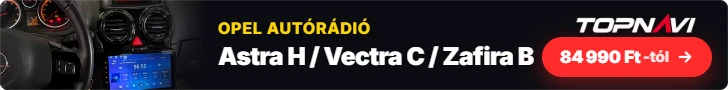 Opel Astra H / Vectra C / Zafira B Android autórádió, multimédia fejegység, 84 990 Ft-tól – TOPNAVI