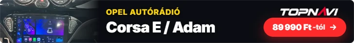 Opel Corsa E / Adam Android autórádió, multimédia fejegység, 89 990 Ft-tól – TOPNAVI