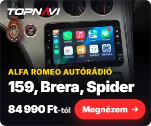 Alfa Romeo 159, Brera, Spider Android autórádió, multimédia fejegység, 84 990 Ft-tól – TOPNAVI