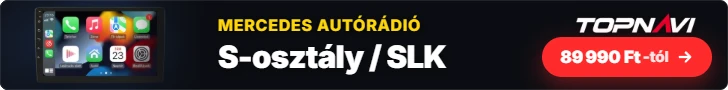 Mercedes-Benz S-osztály / SLK Android autórádió, multimédia fejegység, 89 990 Ft-tól – TOPNAVI