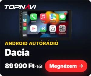 Dacia Android autórádió, multimédia fejegység CarPlay és Android Auto funkcióval, 89 990 Ft-tól – TOPNAVI