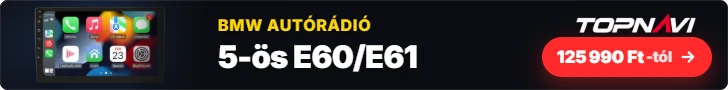 BMW 5-ös E60/E61 Android autórádió, multimédia fejegység, 125 990 Ft-tól – TOPNAVI
