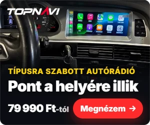 Típusra szabott Android autórádió – pont a helyére illik, 79 990 Ft-tól – TOPNAVI