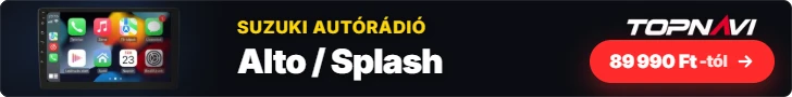 Suzuki Alto / Splash Android autórádió, multimédia fejegység, 89 990 Ft-tól – TOPNAVI