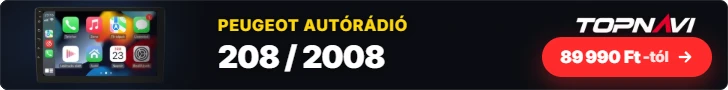 Peugeot 208 / 2008 Android autórádió, multimédia fejegység, 89 990 Ft-tól – TOPNAVI