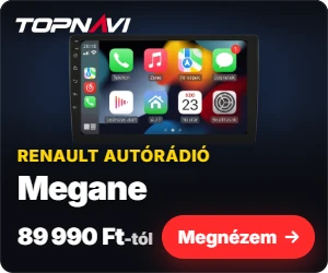Renault Megane Android autórádió, multimédia fejegység, 89 990 Ft-tól – TOPNAVI
