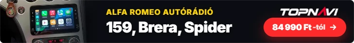 Alfa Romeo 159, Brera, Spider Android autórádió, multimédia fejegység, 84 990 Ft-tól – TOPNAVI
