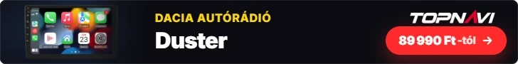 Dacia Duster Android autórádió, multimédia fejegység, 89 990 Ft-tól – TOPNAVI