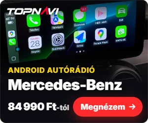 Mercedes-Benz Android autórádió, multimédia fejegység CarPlay és Android Auto funkcióval, 84 990 Ft-tól – TOPNAVI