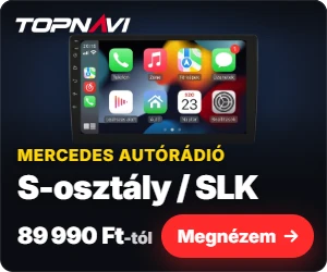 Mercedes-Benz S-osztály / SLK Android autórádió, multimédia fejegység, 89 990 Ft-tól – TOPNAVI