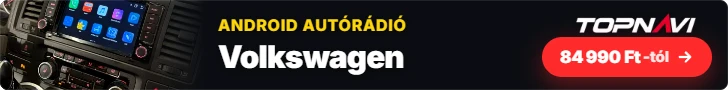 Volkswagen Android autórádió, multimédia fejegység CarPlay és Android Auto funkcióval, 84 990 Ft-tól – TOPNAVI