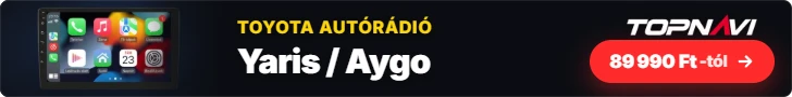 Toyota Yaris / Aygo Android autórádió, multimédia fejegység, 89 990 Ft-tól – TOPNAVI