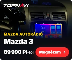 Mazda Mazda 3 Android autórádió, multimédia fejegység, 89 990 Ft-tól – TOPNAVI