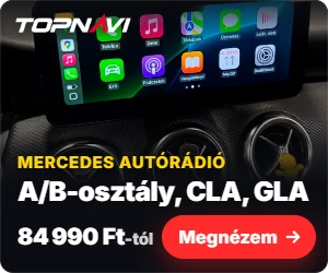 Mercedes-Benz A/B-osztály, CLA, GLA Android autórádió, multimédia fejegység, 84 990 Ft-tól – TOPNAVI