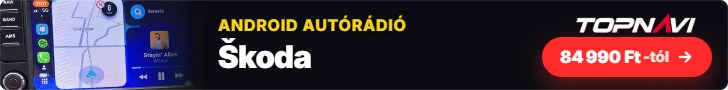 Škoda Android autórádió, multimédia fejegység CarPlay és Android Auto funkcióval, 84 990 Ft-tól – TOPNAVI
