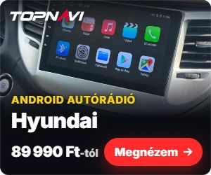 Hyundai Android autórádió, multimédia fejegység CarPlay és Android Auto funkcióval, 89 990 Ft-tól – TOPNAVI