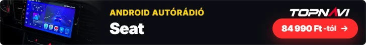Seat Android autórádió, multimédia fejegység CarPlay és Android Auto funkcióval, 84 990 Ft-tól – TOPNAVI