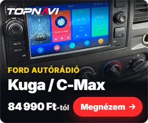 Ford Kuga / C-Max Android autórádió, multimédia fejegység, 84 990 Ft-tól – TOPNAVI
