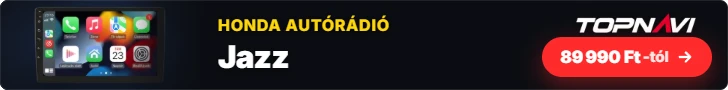 Honda Jazz Android autórádió, multimédia fejegység, 89 990 Ft-tól – TOPNAVI