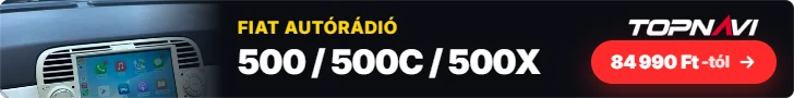 Fiat 500 / 500C / 500X Android autórádió, multimédia fejegység, 84 990 Ft-tól – TOPNAVI