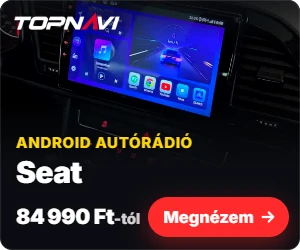 Seat Android autórádió, multimédia fejegység CarPlay és Android Auto funkcióval, 84 990 Ft-tól – TOPNAVI
