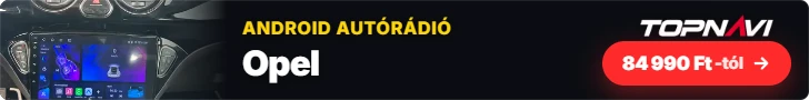 Opel Android autórádió, multimédia fejegység CarPlay és Android Auto funkcióval, 84 990 Ft-tól – TOPNAVI