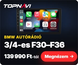 BMW 3/4-es F30–F36 Android autórádió, multimédia fejegység, 139 990 Ft-tól – TOPNAVI