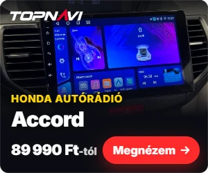 Honda Accord Android autórádió, multimédia fejegység, 89 990 Ft-tól – TOPNAVI