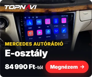 Mercedes-Benz E-osztály Android autórádió, multimédia fejegység, 84 990 Ft-tól – TOPNAVI