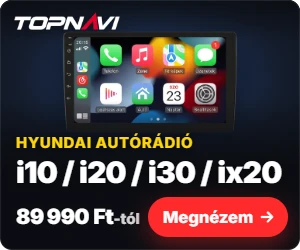 Hyundai i10 / i20 / i30 / ix20 Android autórádió, multimédia fejegység, 89 990 Ft-tól – TOPNAVI