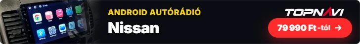 Nissan Android autórádió, multimédia fejegység CarPlay és Android Auto funkcióval, 79 990 Ft-tól – TOPNAVI