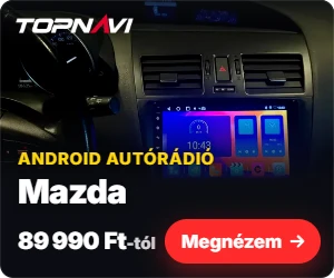 Mazda Android autórádió, multimédia fejegység CarPlay és Android Auto funkcióval, 89 990 Ft-tól – TOPNAVI
