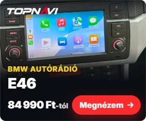 BMW E46 Android autórádió, multimédia fejegység, 84 990 Ft-tól – TOPNAVI