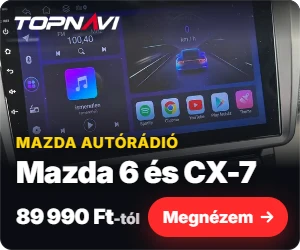 Mazda Mazda 6 és CX-7 Android autórádió, multimédia fejegység, 89 990 Ft-tól – TOPNAVI