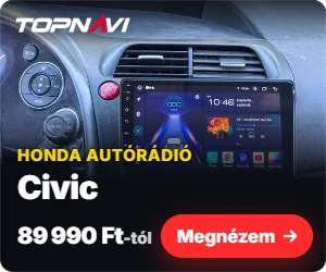 Honda Civic Android autórádió, multimédia fejegység, 89 990 Ft-tól – TOPNAVI