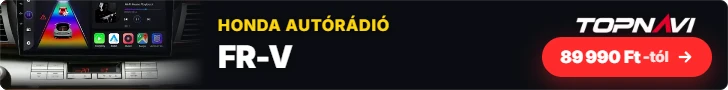 Honda FR-V Android autórádió, multimédia fejegység, 89 990 Ft-tól – TOPNAVI