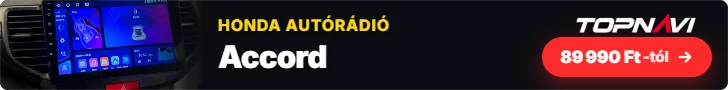 Honda Accord Android autórádió, multimédia fejegység, 89 990 Ft-tól – TOPNAVI