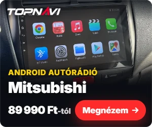 Mitsubishi Android autórádió, multimédia fejegység CarPlay és Android Auto funkcióval, 89 990 Ft-tól – TOPNAVI