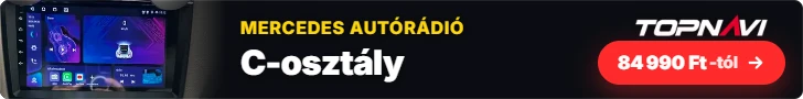 Mercedes-Benz C-osztály Android autórádió, multimédia fejegység, 84 990 Ft-tól – TOPNAVI